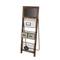 Glitzhome® 43.31" Farmhouse Metal & Wooden Magazine Rack